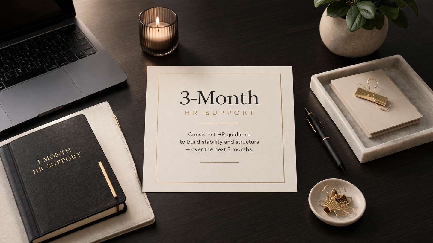 3-Month HR Support